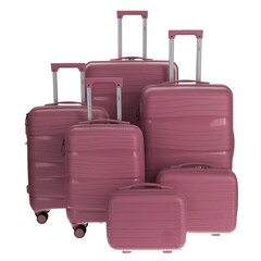 Utazóbőrönd, fáradt rózsaszín