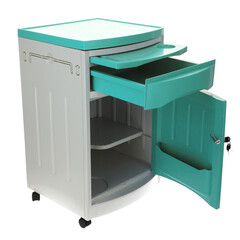 MEDIK műanyag éjjeliszekrény, mentazöld