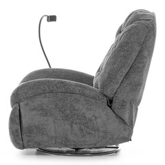 Stílusos relaxációs állítható fotel TRENDY, antracit