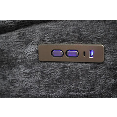 Stílusos relaxációs állítható fotel TRENDY, antracit