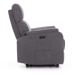COMFORT relaxációs, dönthető fotel masszázs- és fűtésfunkcióval, antracit színű