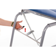 Vizsgálóágy, kék színű