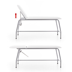 Vizsgálóágy, fehér színű