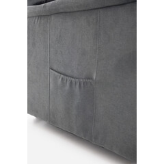 COMFORT+ dönthető masszázsfotel, antracit szövet