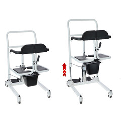 Hidraulikus betegátemelő szék WC vödörrel UNIZDRAV