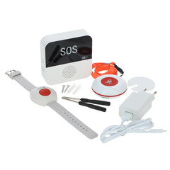 Segélyhívó szett riasztóval és mobilalkalmazással