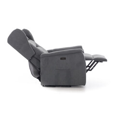 COMFORT relaxációs, dönthető füles fotel masszázs- és fűtésfunkcióval, antracit szövet