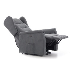 COMFORT relaxációs, dönthető füles fotel masszázs- és fűtésfunkcióval, antracit szövet