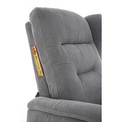 COMFORT relaxációs, dönthető füles fotel masszázs- és fűtésfunkcióval, antracit szövet