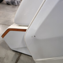 Elektromos masszázsfotel Prestige 3D MASSAGER ionizátorral, fehér (Használt darab)