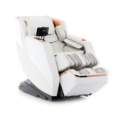 Elektromos masszázsfotel Prestige 3D MASSAGER ionizátorral, fehér (Használt darab)