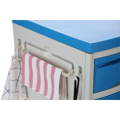 Éjjeliszekrény MEDIK műanyag, kék (Kiállított darab)