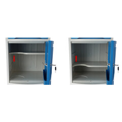 Éjjeliszekrény MEDIK műanyag, kék (Kiállított darab)