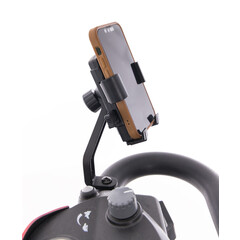 Műanyag mobiltelefon-tartó robogóra