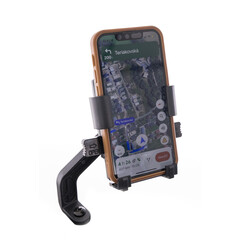 Műanyag mobiltelefon-tartó robogóra