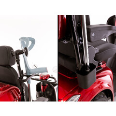 Mankó- és sétabottartó elektromos robogókhoz