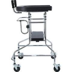 Kerekes járókeret támasztófelülettel és üléssel UNIZDRAV