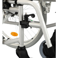 Könnyűszerkezetes kerekesszék állítható súlyponttal (Kiállított darab)