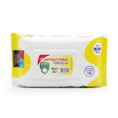 Antibakteriális nedves törlőkendő Fresh Detox– 80 db