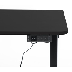 UNIZDRAV állítható magasságú íróasztal 120x60 cm, fekete