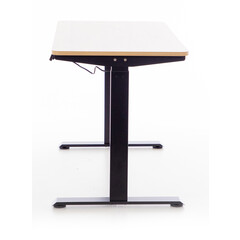 UNIZDRAV állítható magasságú íróasztal 120x60 cm, barna tölgyfa