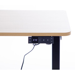 UNIZDRAV állítható magasságú íróasztal 120x60 cm, barna tölgyfa