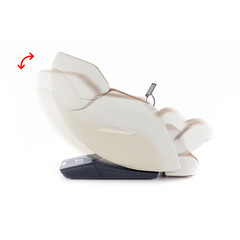 RelaxPro 3D MASSAGER elektromos masszázsfotel, fehér-barna (Használt darab)