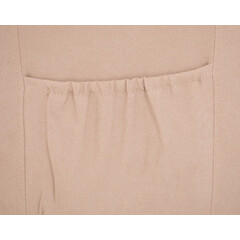 COMFORT relaxációs, dönthető füles fotel masszázs- és fűtésfunkcióval, bézs szövet (Használt darab)