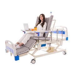 Multibed elektromos pozicionáló ágy matraccal (Felbontott darab)