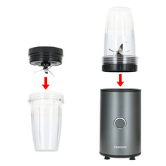 Smoothie készítő Hurom Power Blender BL-D01, titánszürke (Használt darab)
