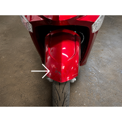 CHAMPION elektromos háromkerekű scooter - 1000 W-os motor, bordó (Használt darab)