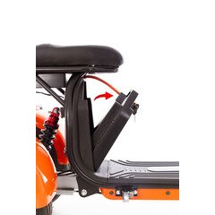 Elektromos Chopper UNIZDRAV EasyRide, narancssárga