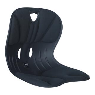 Curble Chair ergonomikus ülőke háttámlával a helyes testtartás érdekében Curble Chair WIDER - fekete - 38cm ülésszélesség