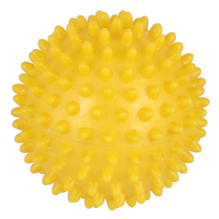Masszírozó tüskés labda Sárga 8 cm
