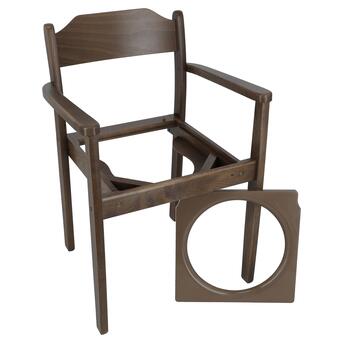 Pót műanyag ülőke fa WC székhez KTD99