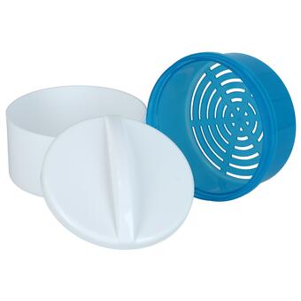 Műfogsor tartó és öblítő doboz