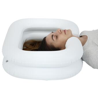 Felfújható hajmosó tál