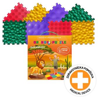 Ortopéd szőnyeg ORTHOPUZZLE Savana - gyerekeknek 1 éves kortól