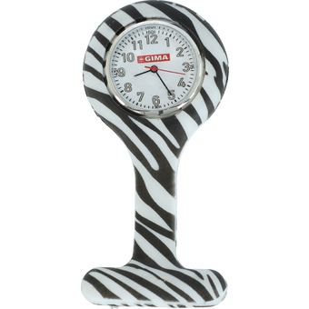 Szilikonos óra, zebrás