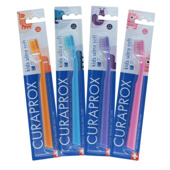 Gyermek fogkefe CURAPROX Kids, 4–12 éves korosztálynak