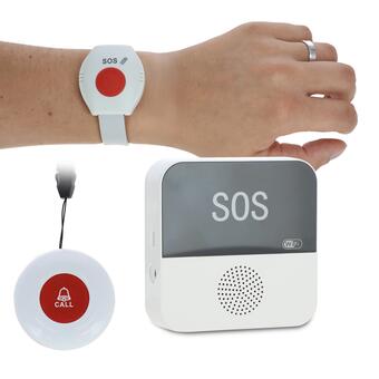 Segélyhívó szett riasztóval és mobilalkalmazással