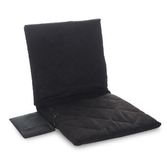 Hordozható melegítőpárna háttámlával