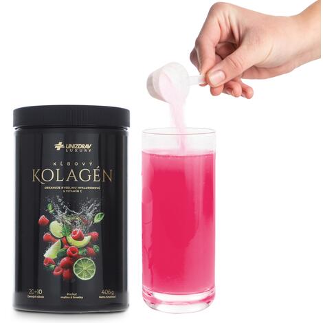 Ízületi Kollagén Unizdrav – Málna & Lime ízben, 20 + 10 adag ajándékba