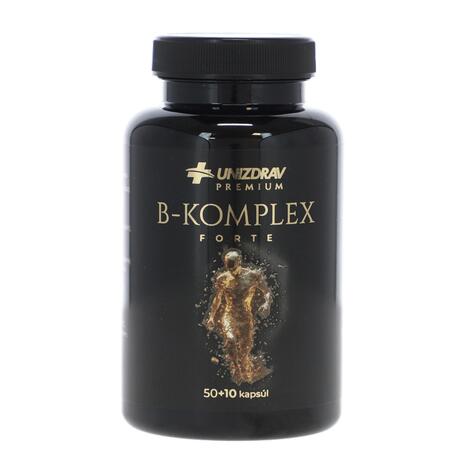 B-komplex Forte UNIZDRAV, 50 + 10 kapszula ajándékba