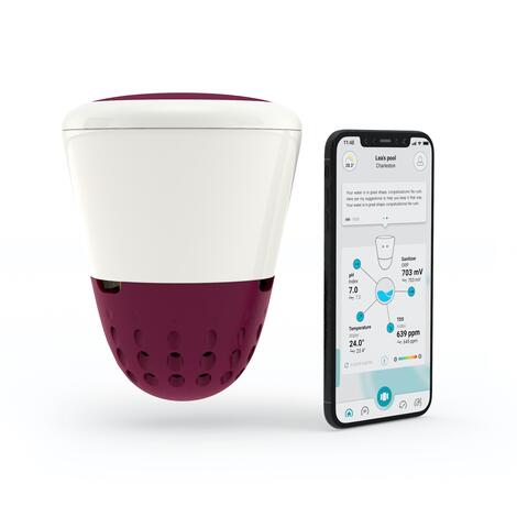 ONDILO ICO Spa - digitális vízelemző pezsgőfürdőhöz, 4 az 1-ben, Wi-Fi + Bluetooth