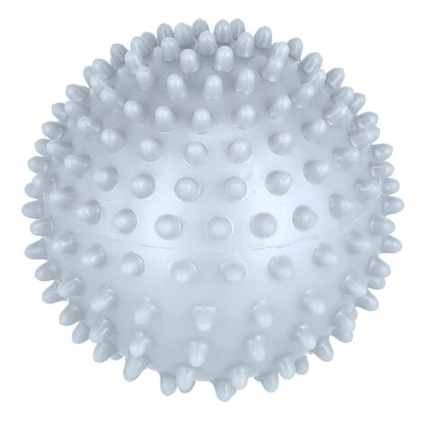 Masszírozó tüskés labda, szürke 10 cm