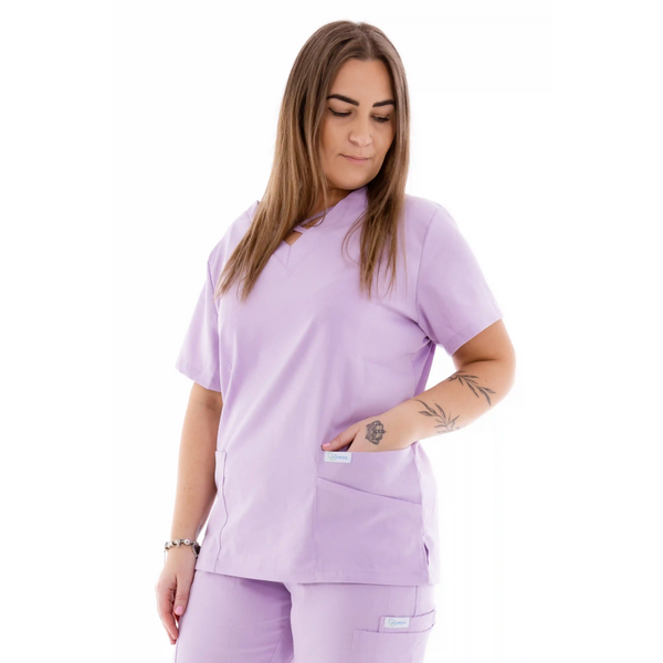 Női orvosi blúz Unidress Comfort, levendula akciós termékkép 1