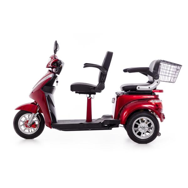 CHAMPION DUO elektromos háromkerekű kétszemélyes scooter időseknek és mozgáskorlátozottaknak -  1000W-os motor termék 2. képe