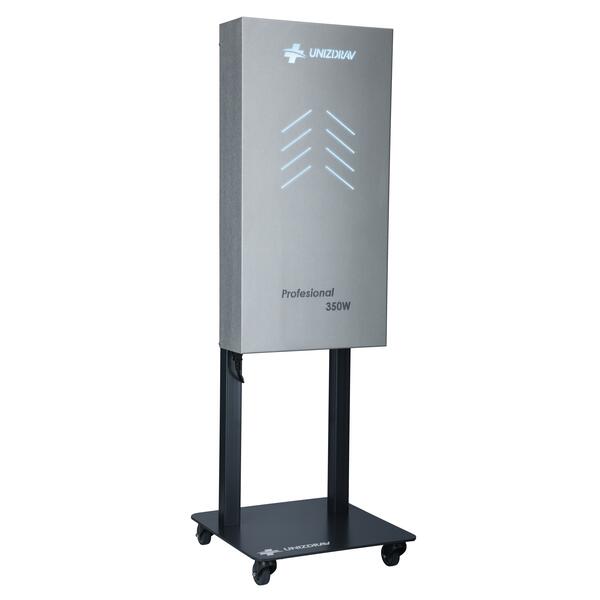 UNIZDRAV PRO 350W zárt germicid lámpa, gördíthető változat termék 2. képe