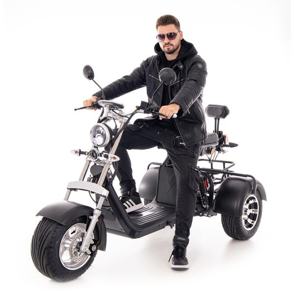 Elektromos CHOPPER UNIZDRAV háromkerekű - erős 2000 W-os motor akciós termékkép 1